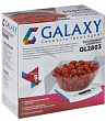 Дополнительное изображение Весы кухонные GALAXY с чашей 2,2л белые